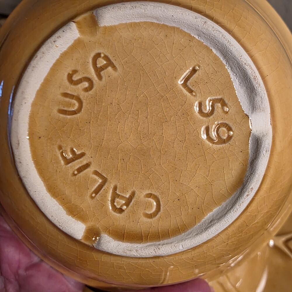 MCM Lazy Susan Chip and Dip Set Color Gold California USA L59- EXCELLENT IN BOX - Picture 5 of 13